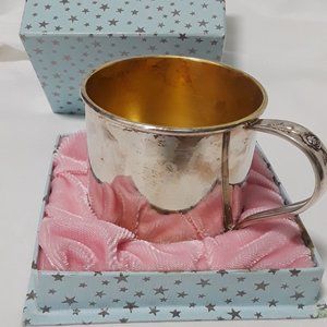 Vintage Community silver plated child's cup